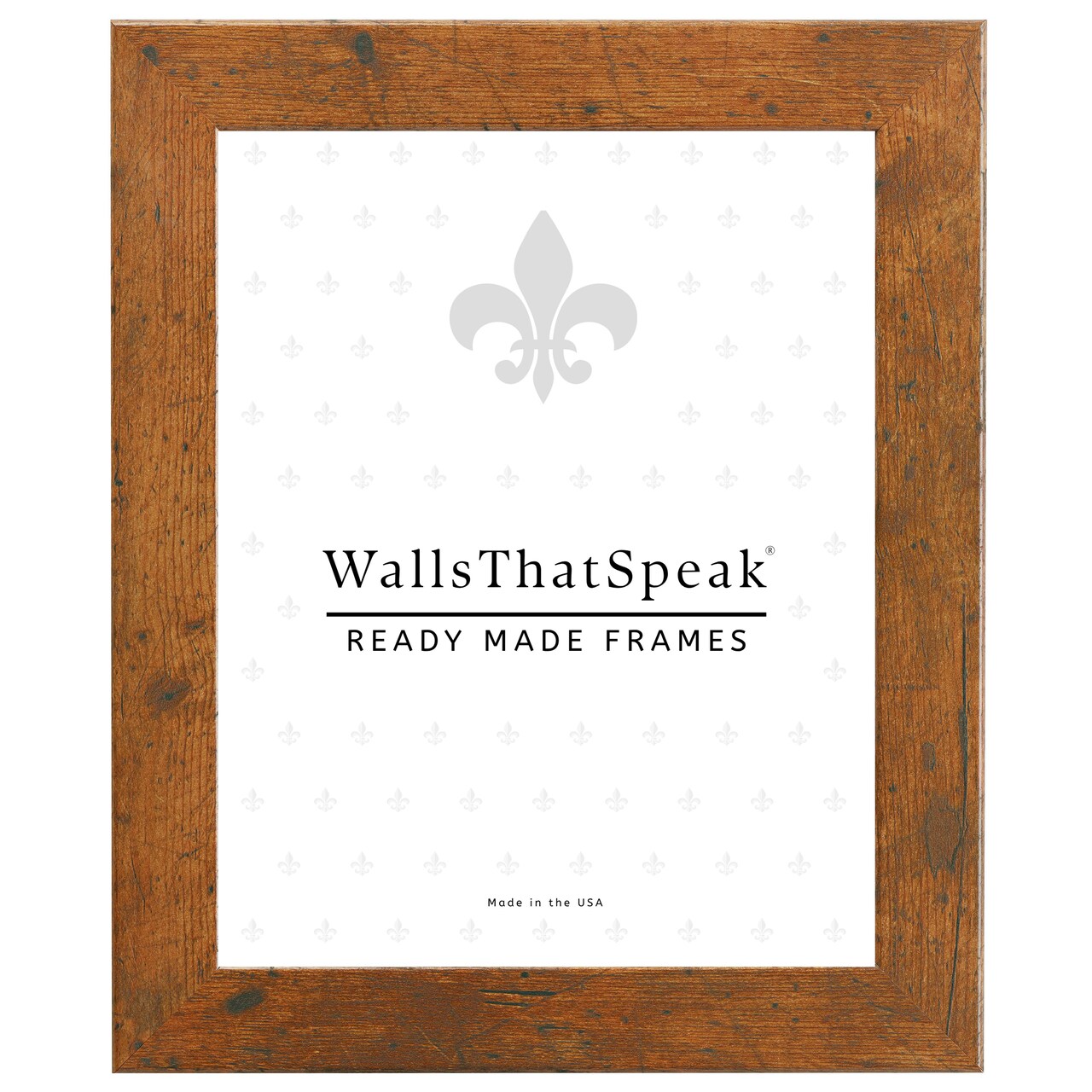 11x15 Picture Frame Bauhaus 125, 1.25" MDF Wood Composite Moulding, Faux Woodgrain Wall Display Frame for Art, Posters, or Photos by wallsthatspeak